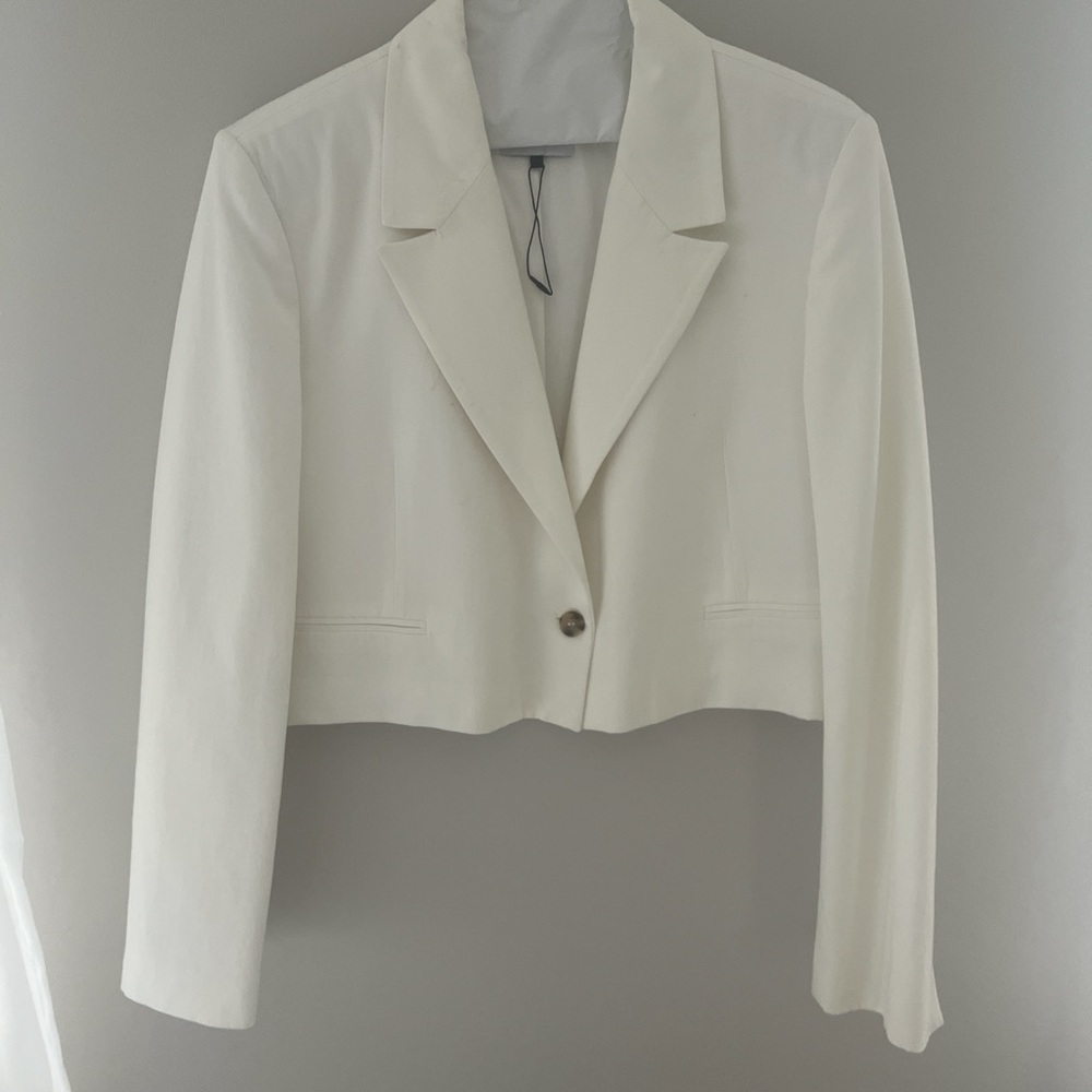 Zara jacket white size large